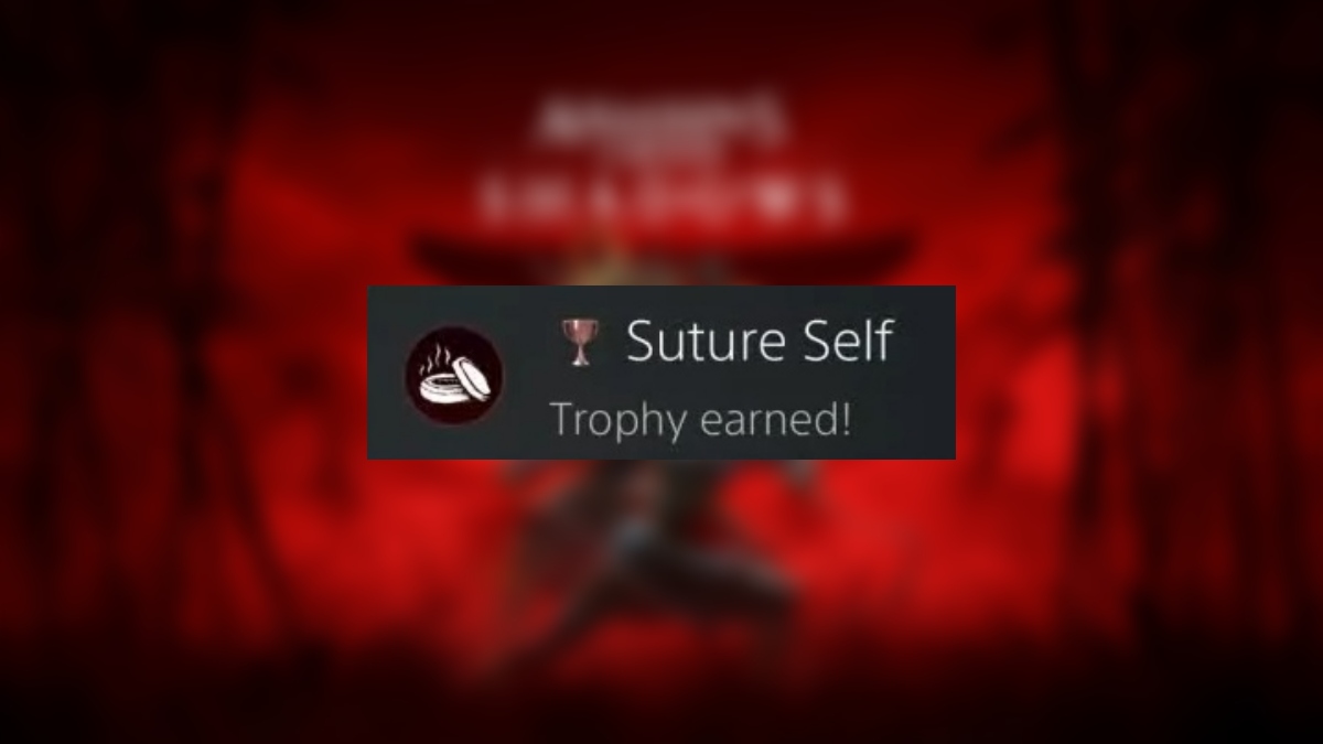 The Suture Self Trophy from Assassin's Creed Shadows
