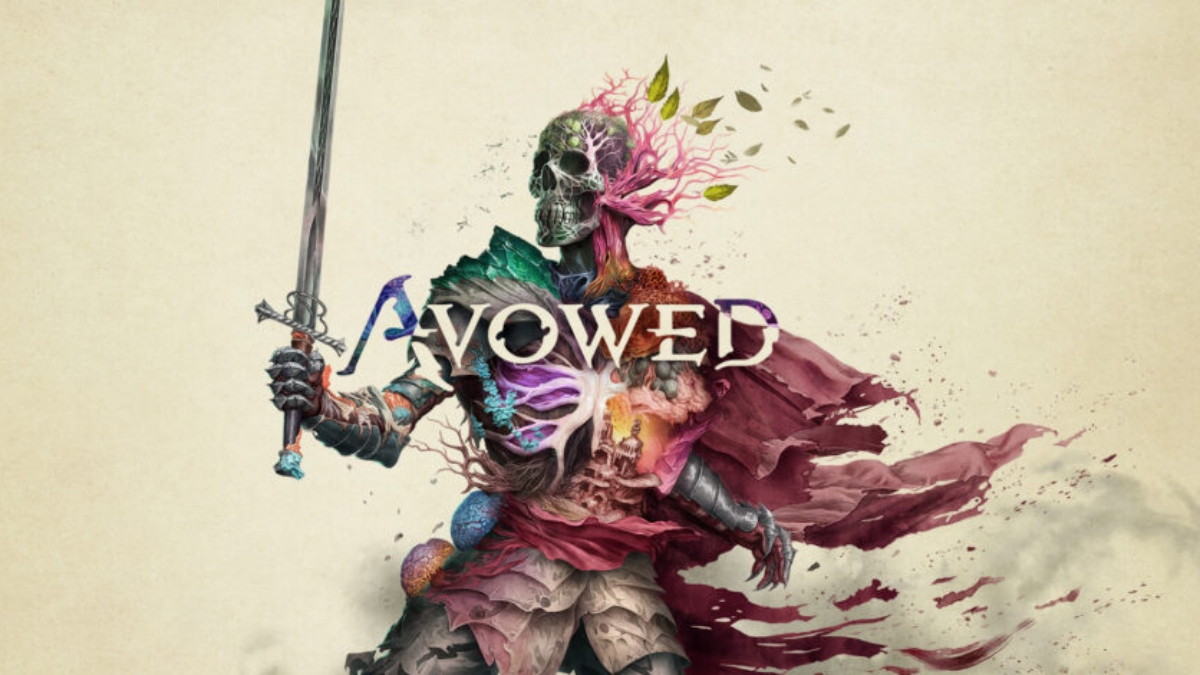 Avowed key art used as the review cover for the game