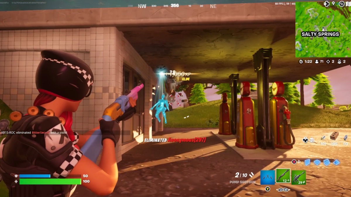 elimination xp fortnite