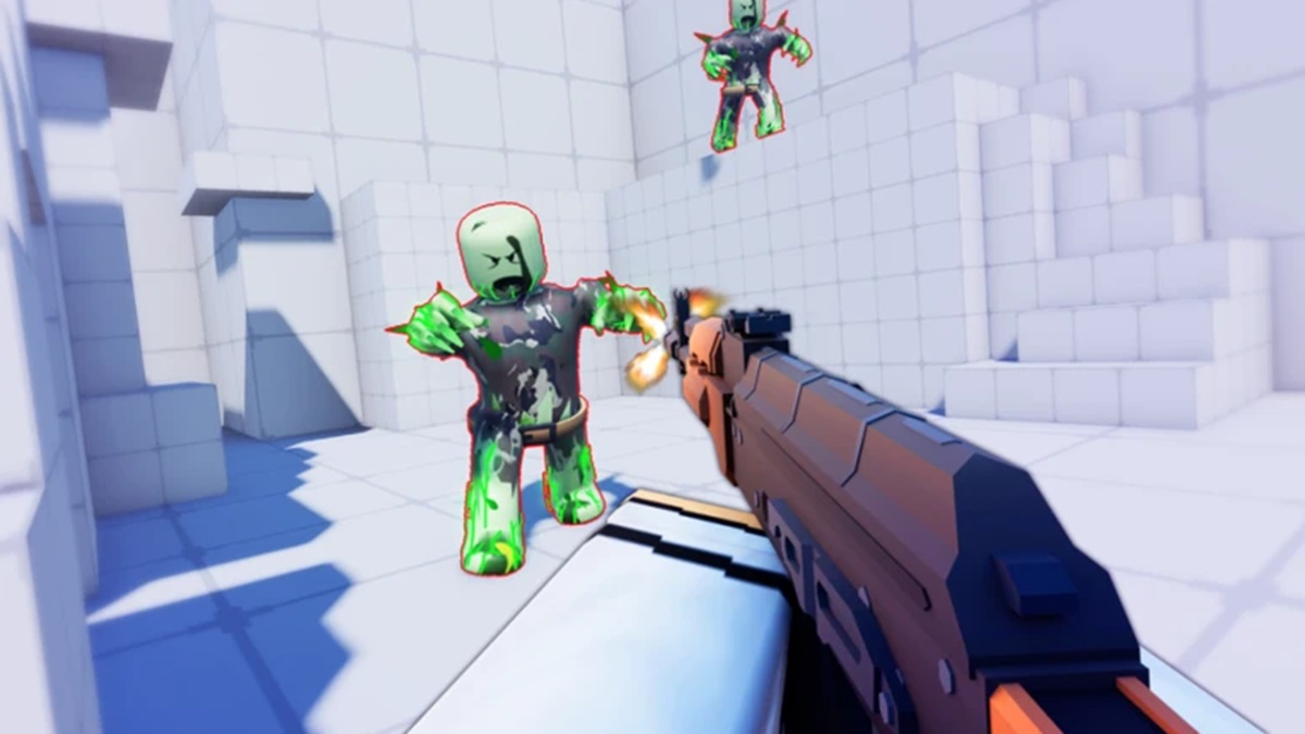 Infection Gunfight codes - shooting a zombie